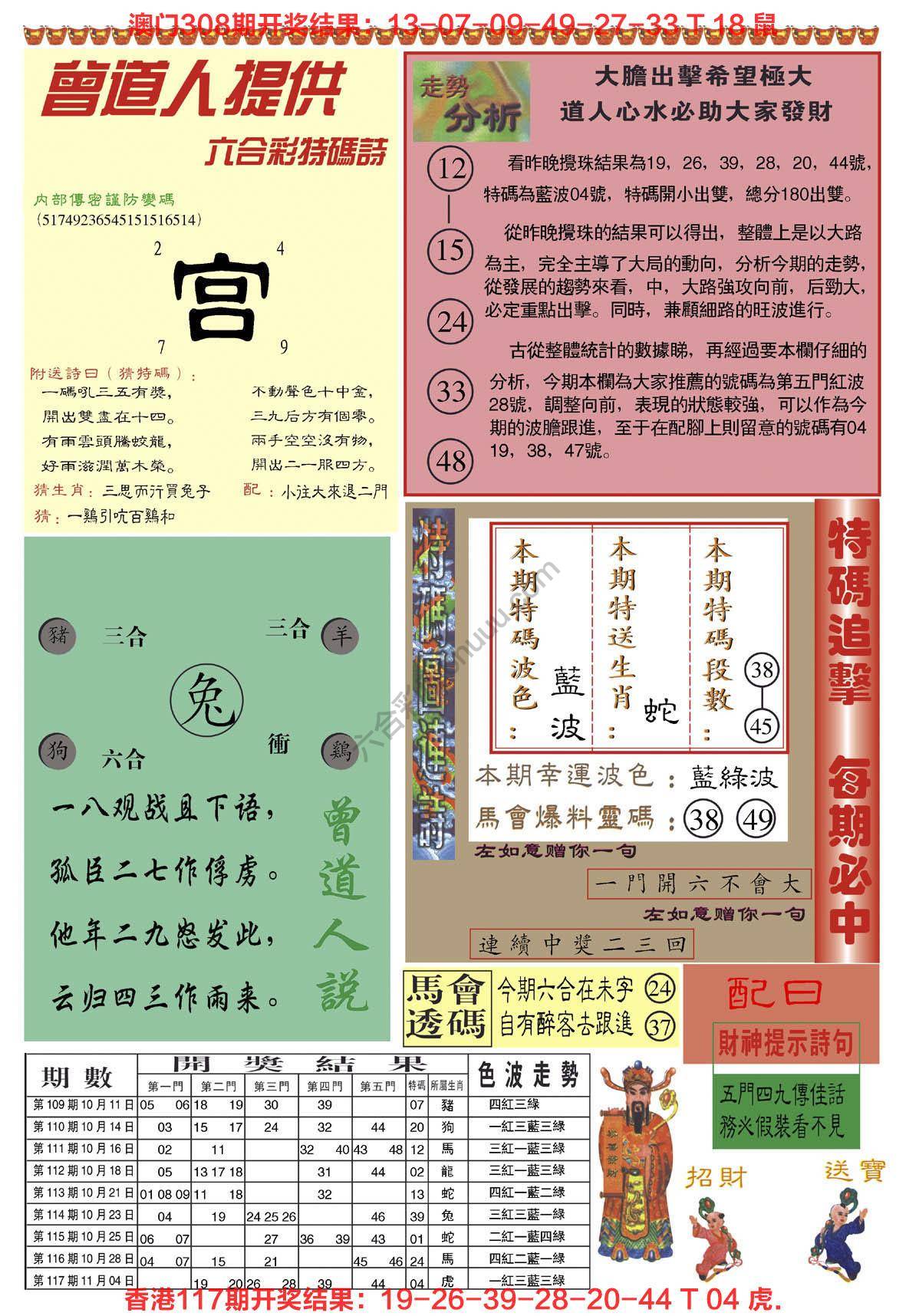 曾道人内幕玄机（加大版）