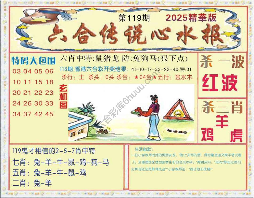 六合传说心水报