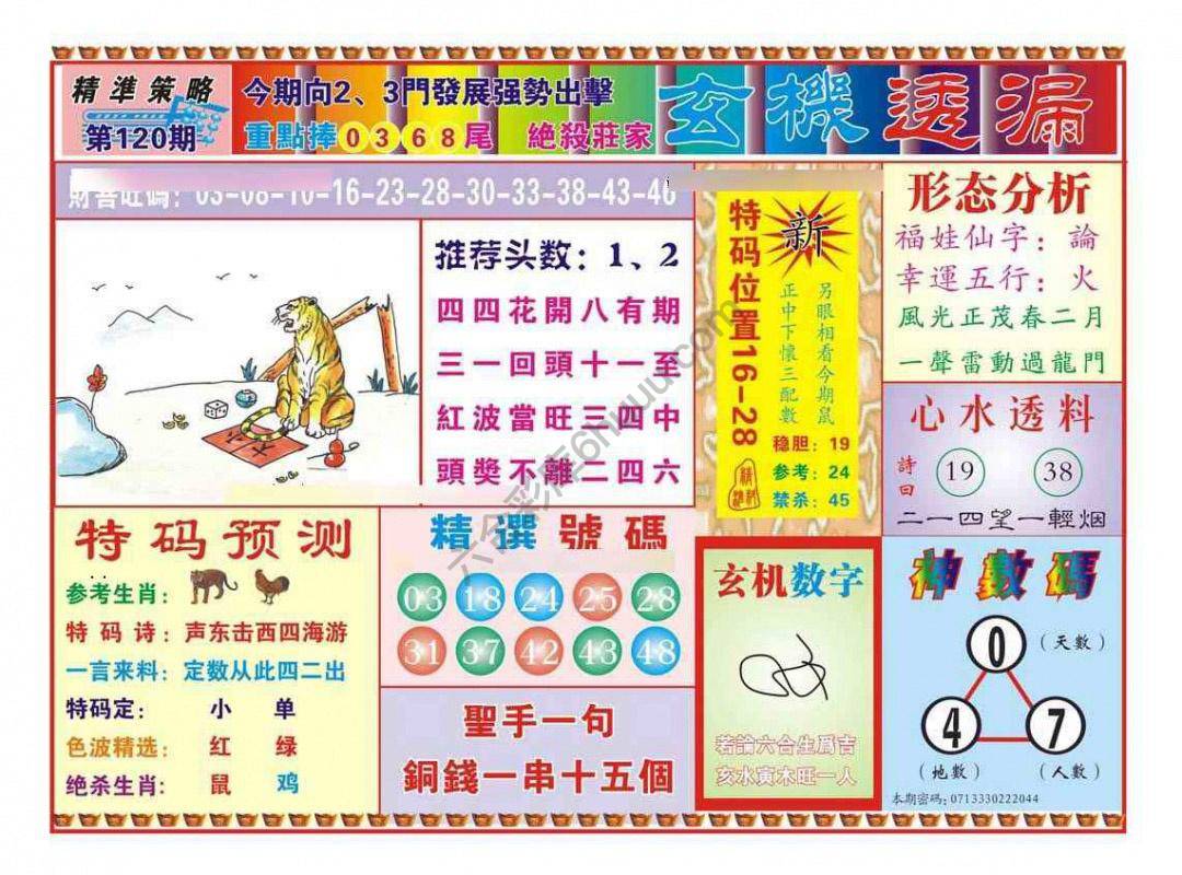 玄机透漏