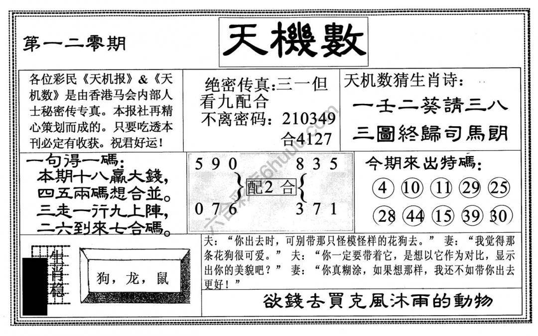 天机数