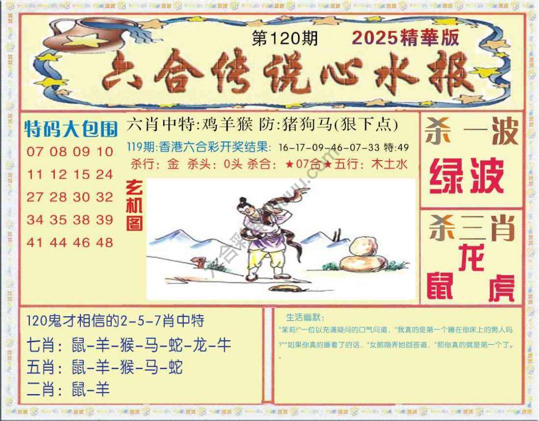 六合传说心水报