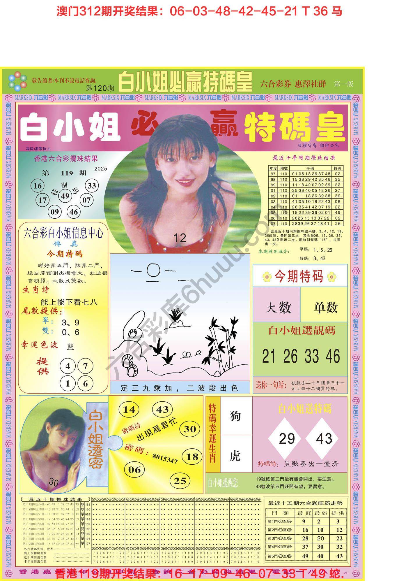 白小姐必赢特码皇