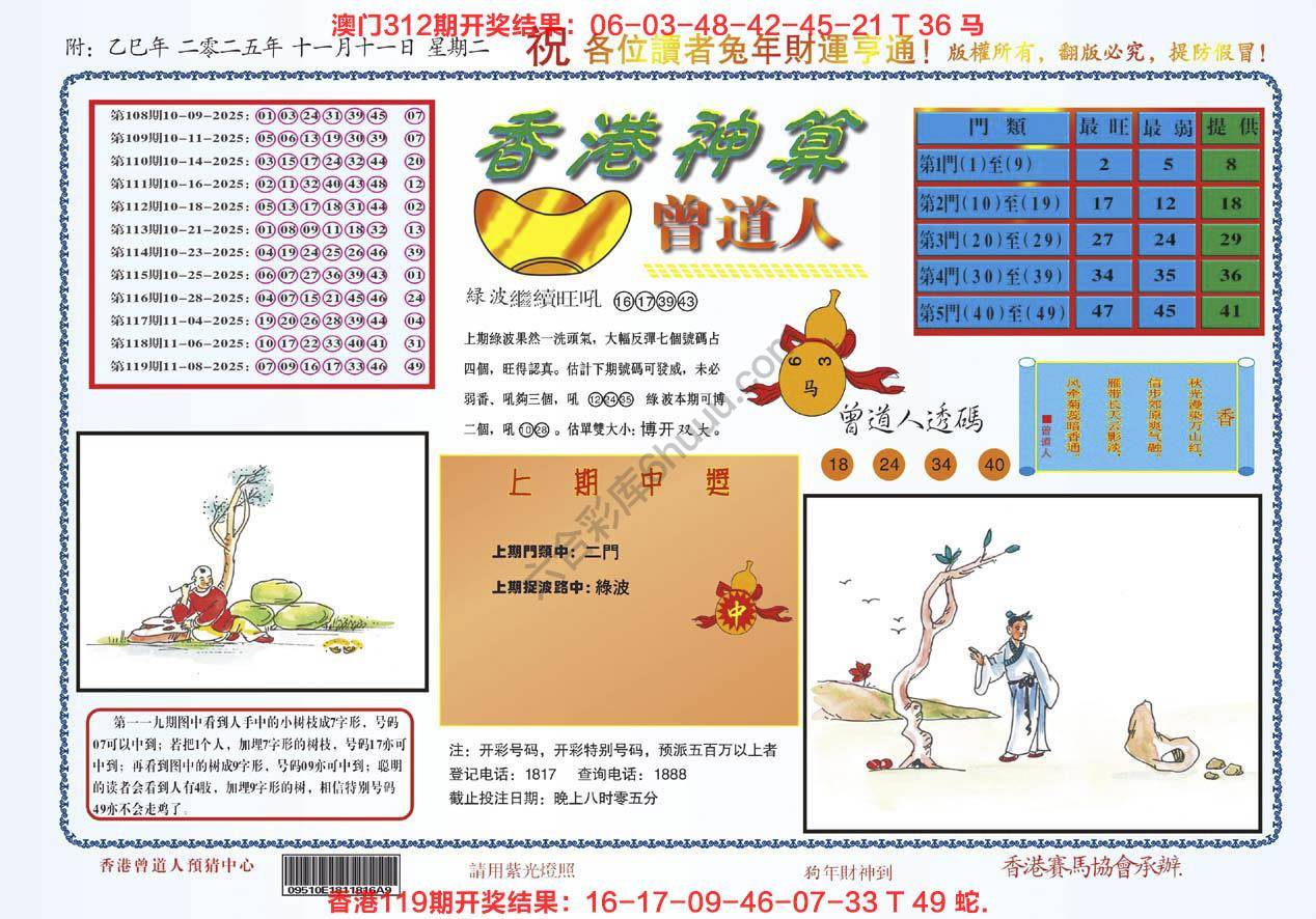 香港神算曾道人