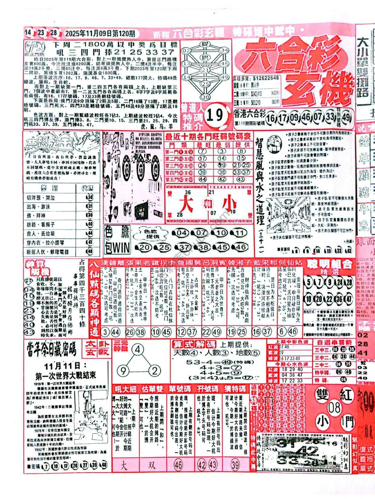 六合彩玄机