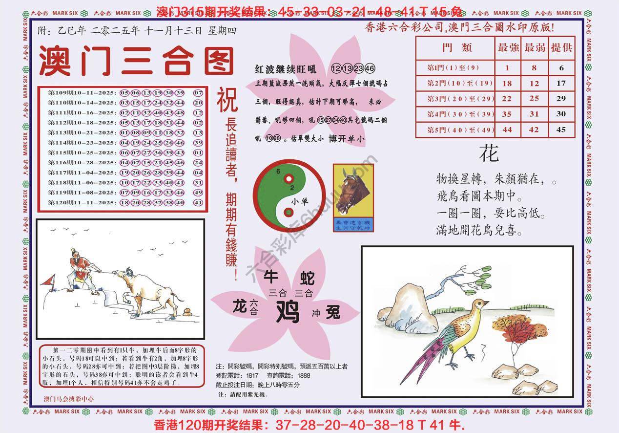 澳门三合图