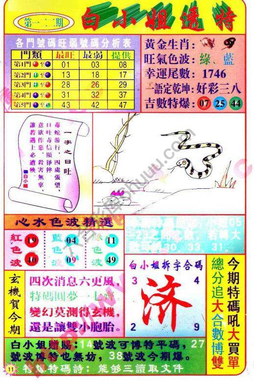 白小姐透特