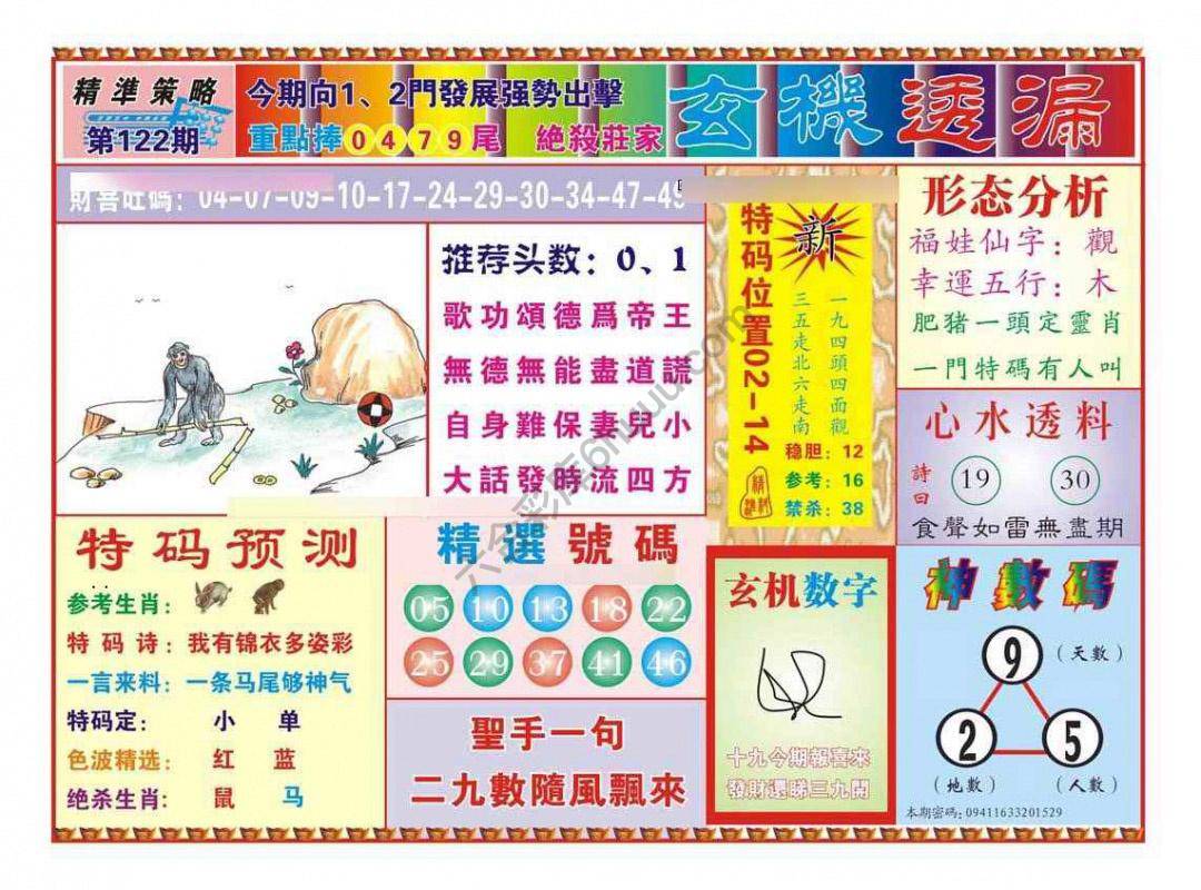 玄机透漏