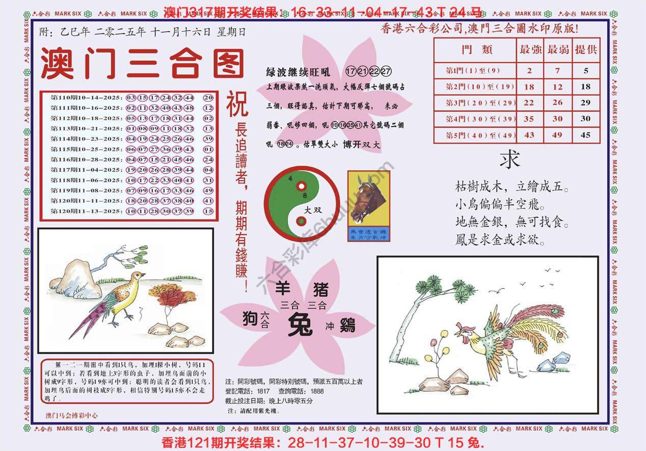 澳门三合图