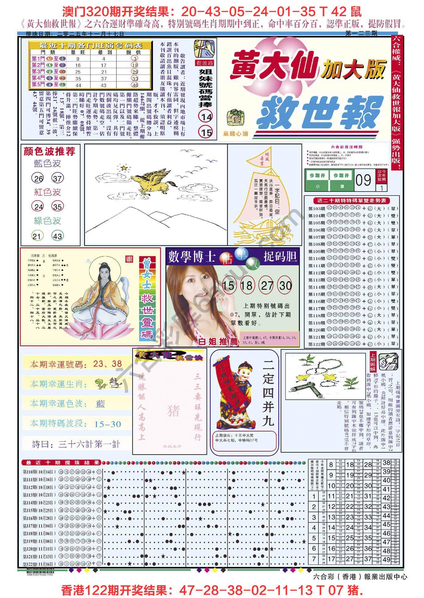 黄大仙救世报（加大版）