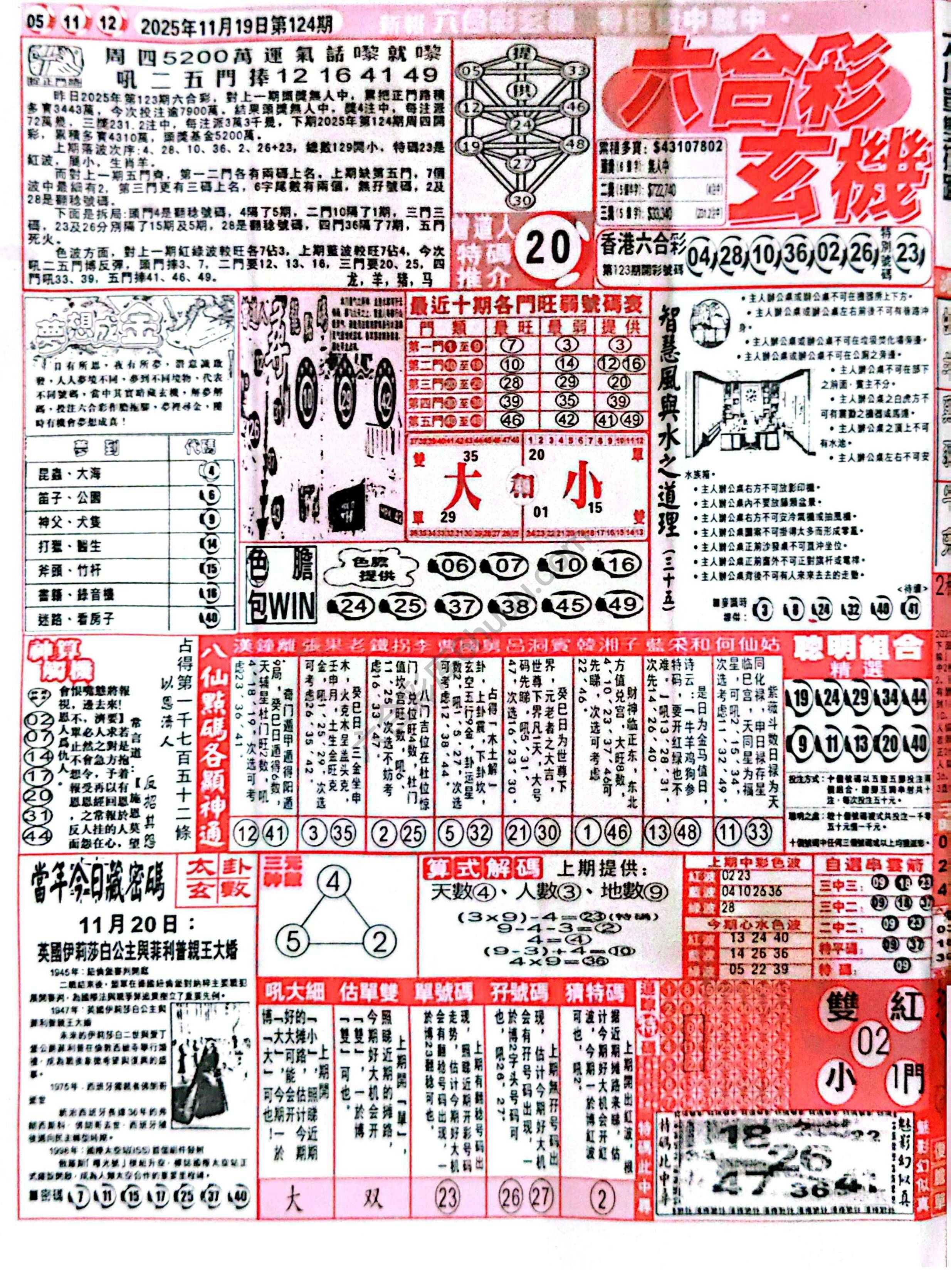 六合彩玄机