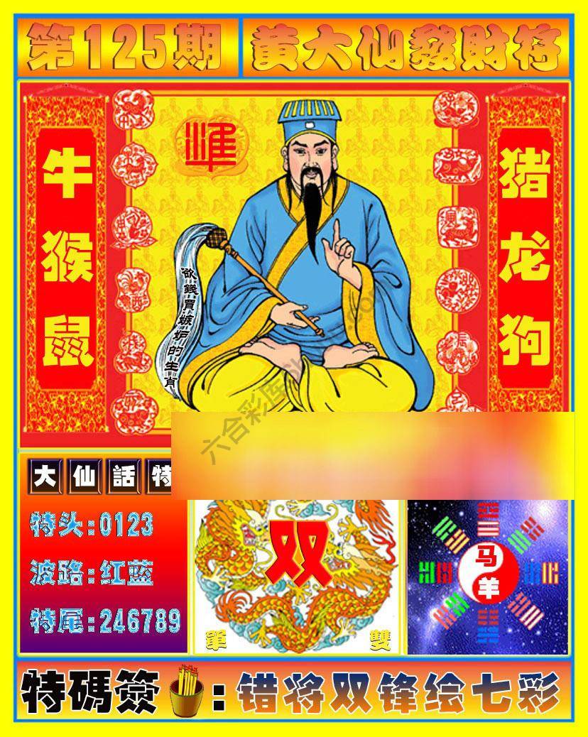 黄大仙发财符