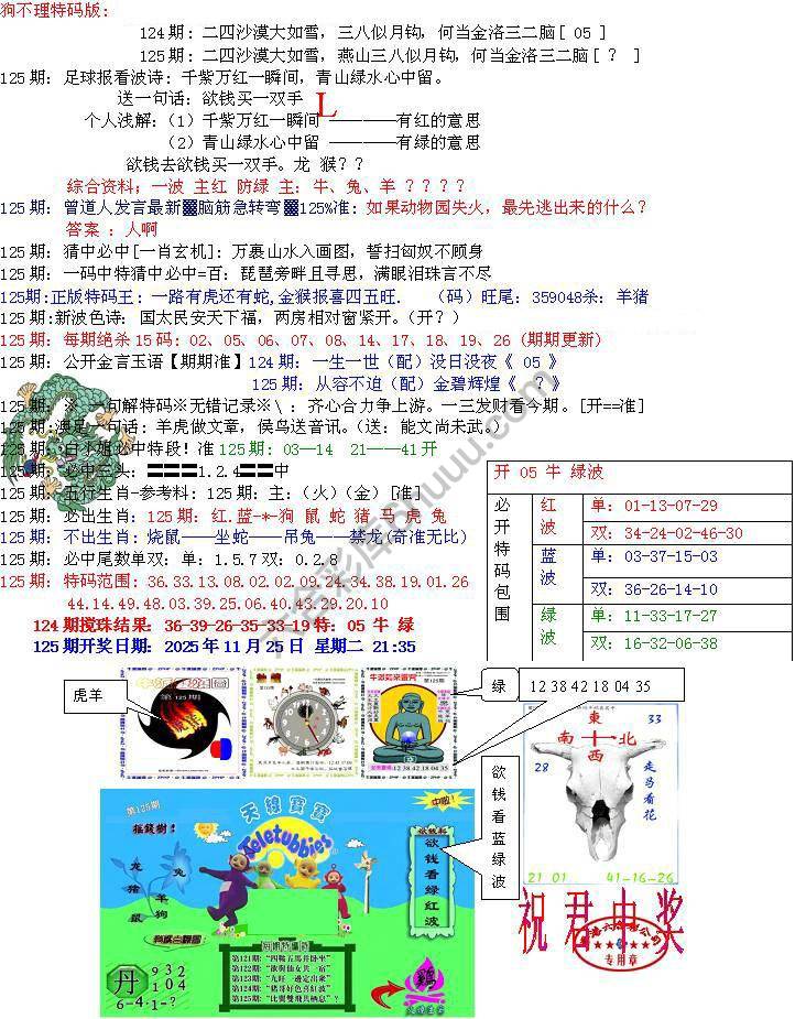 青龙五鬼报