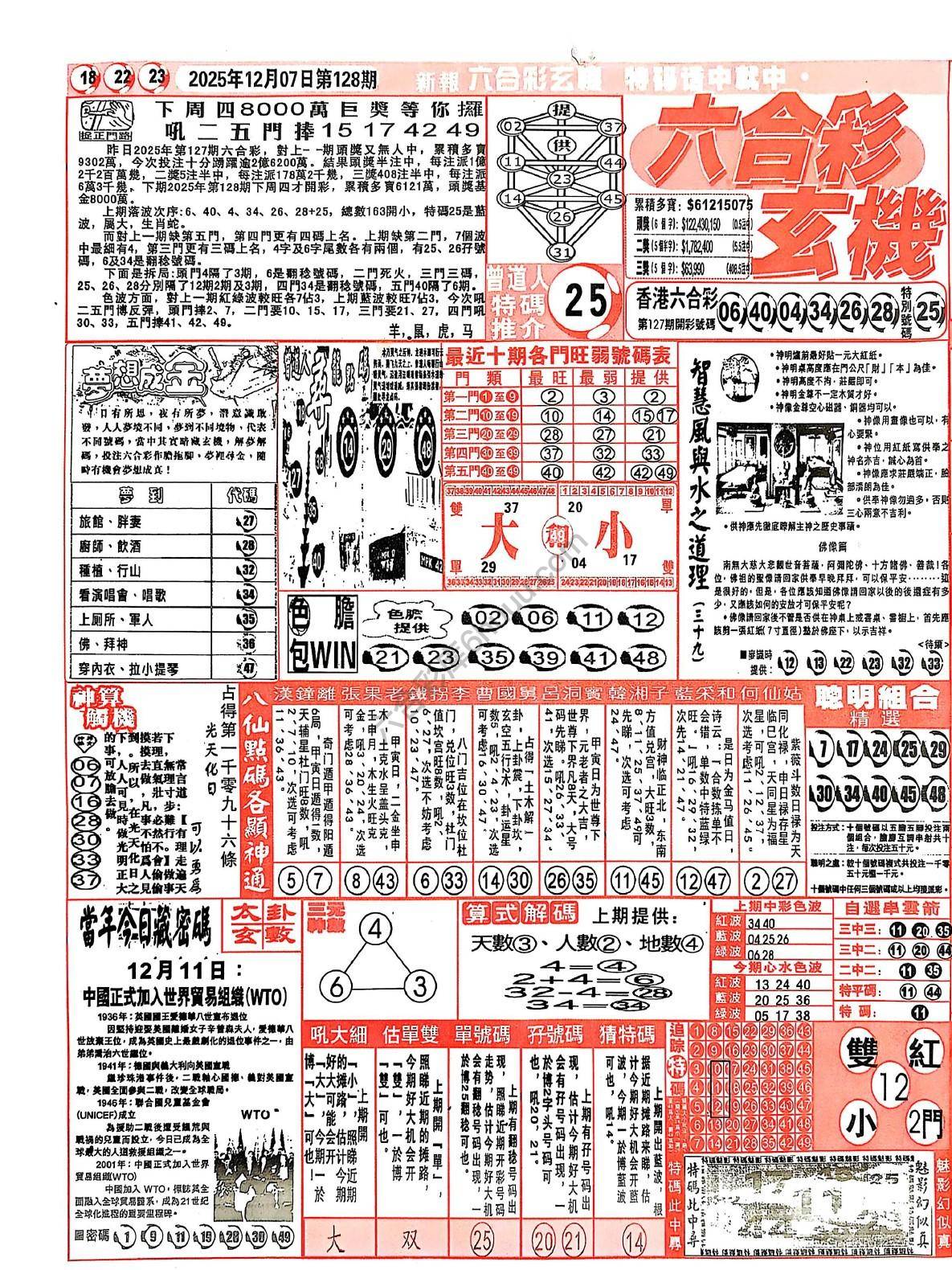 六合彩玄机
