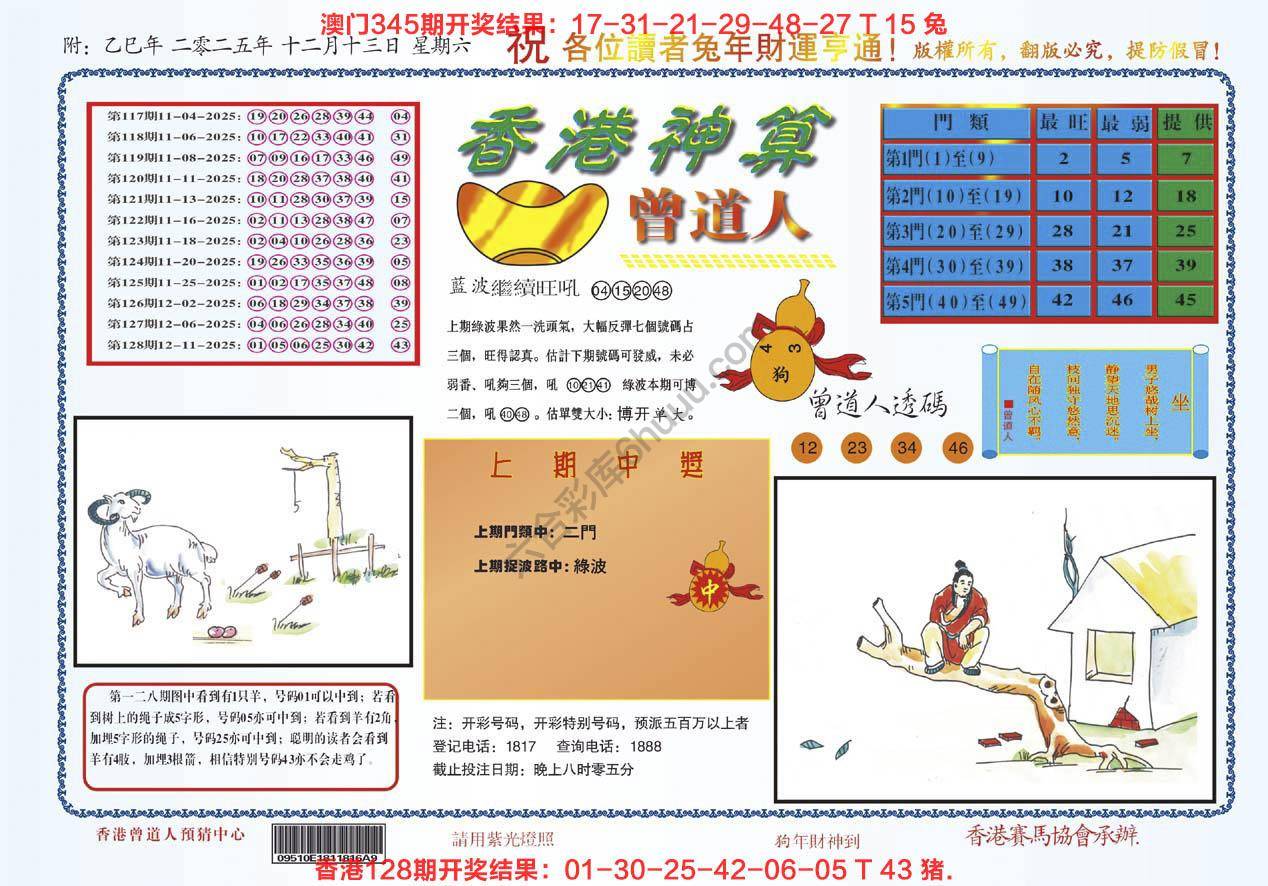 香港神算曾道人
