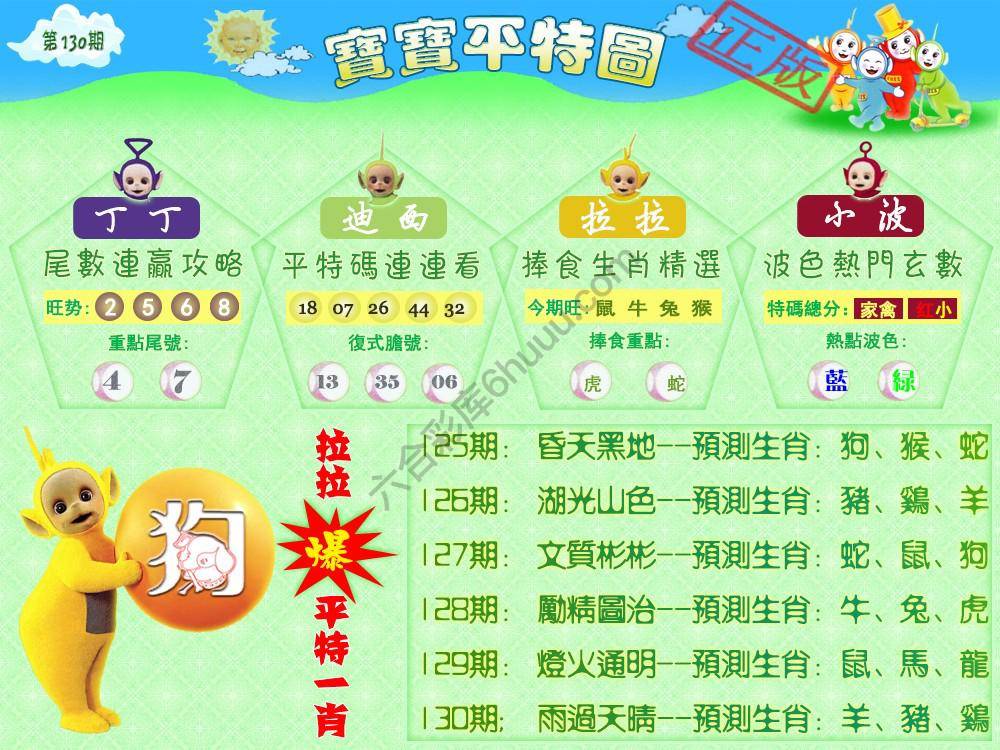 宝宝平特图