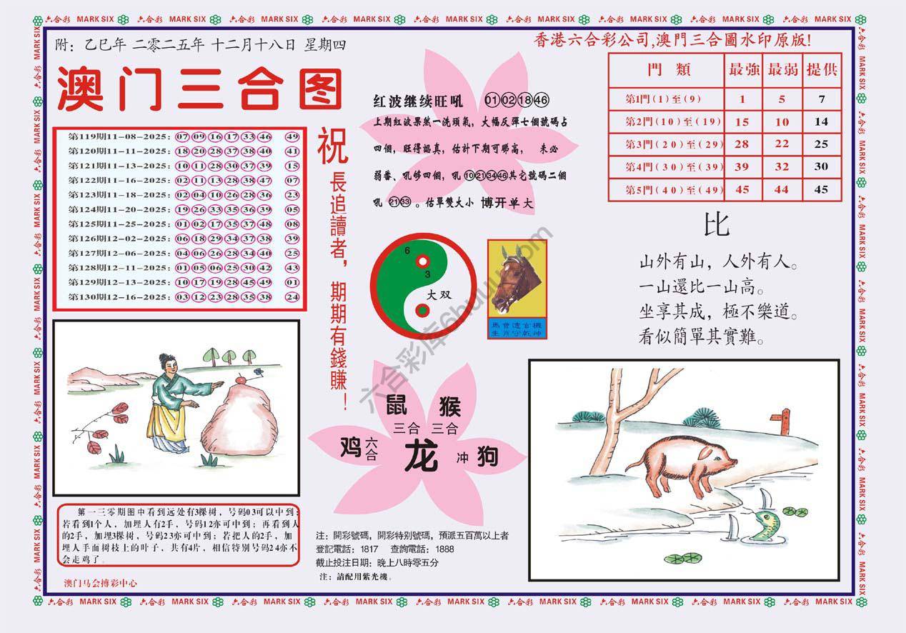澳门三合图