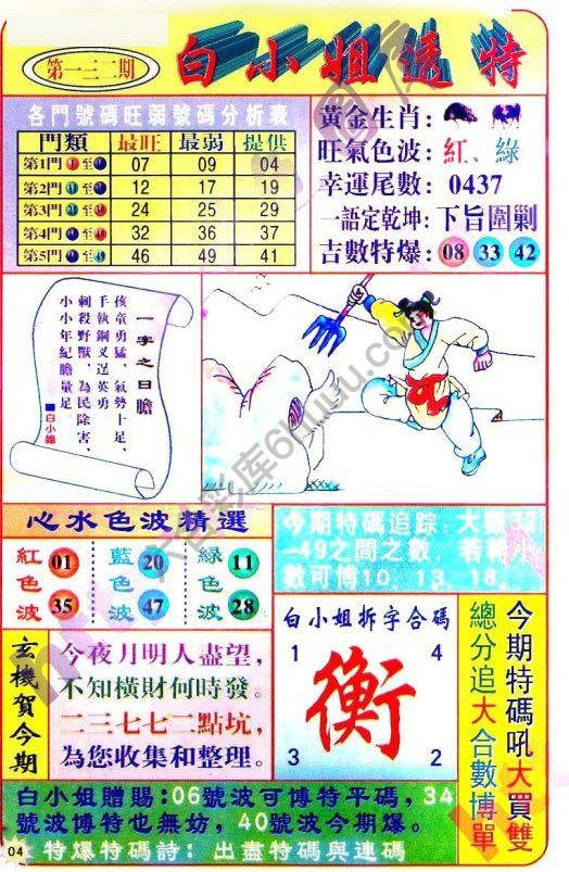 白小姐透特