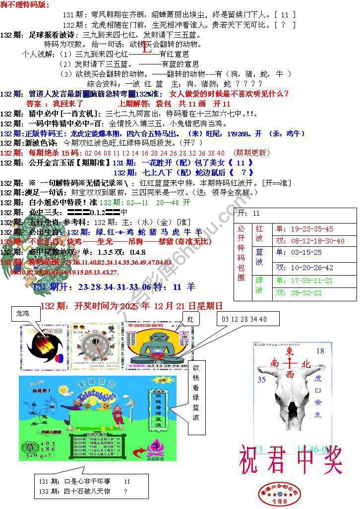 青龙五鬼报