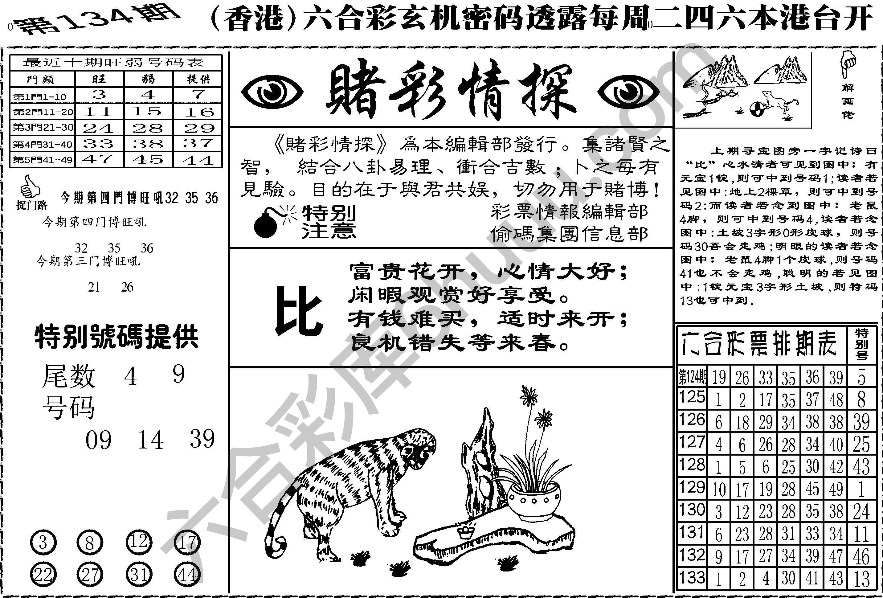赌彩情探