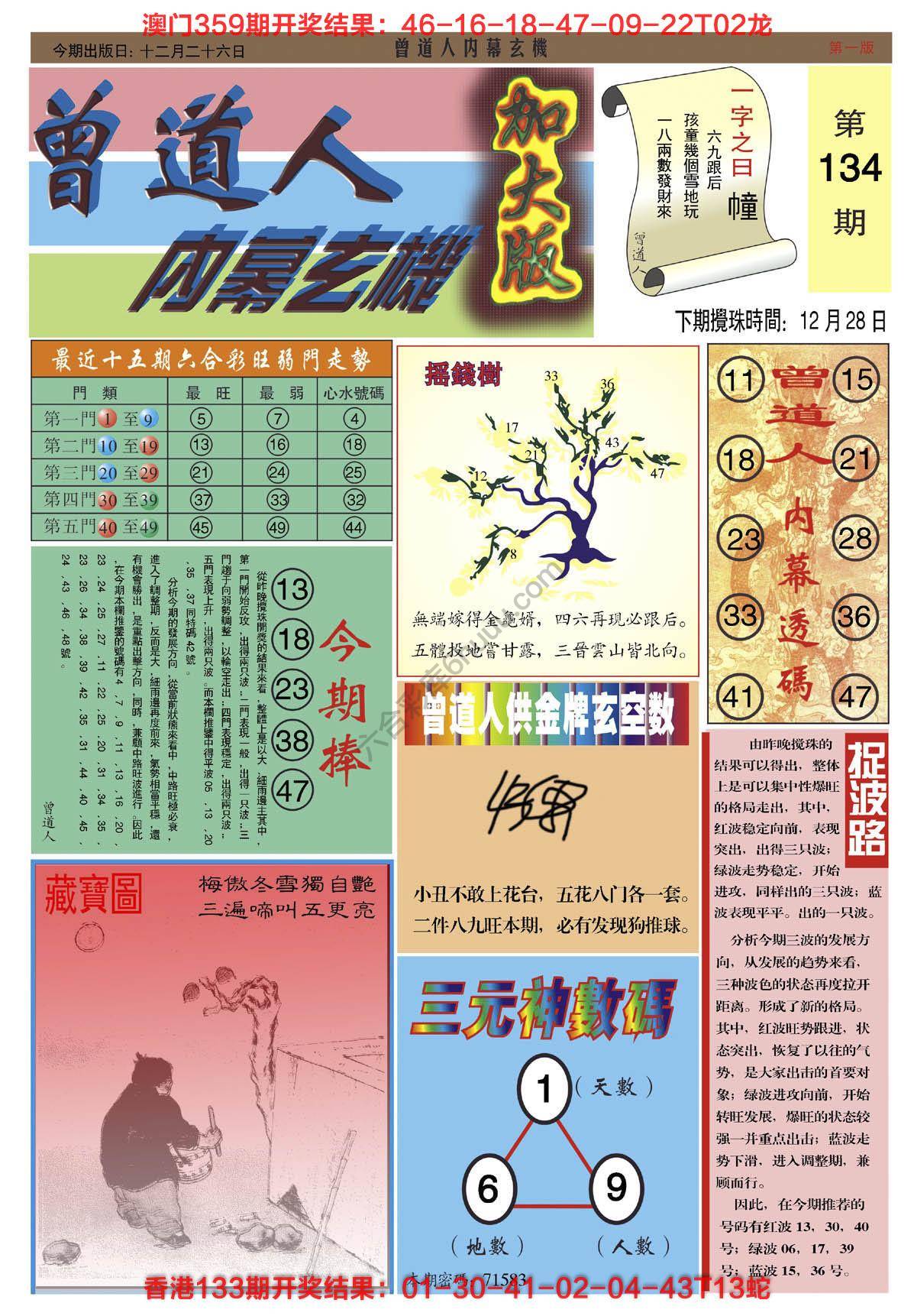 曾道人内幕玄机（加大版）