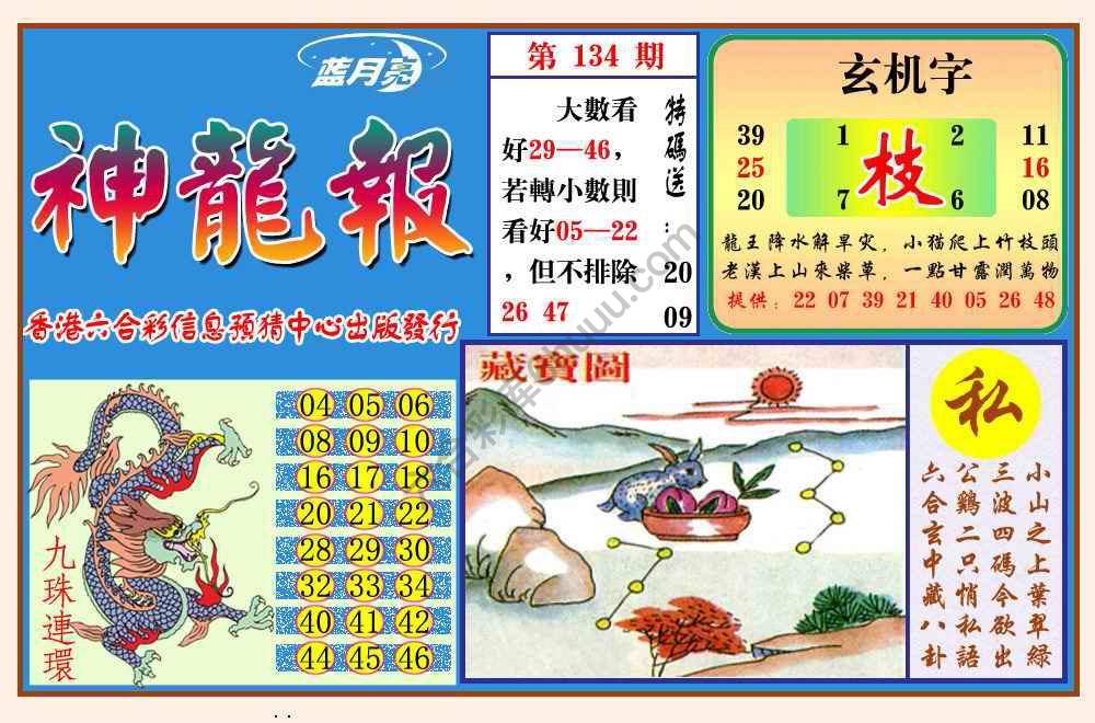 蓝月亮神龙报