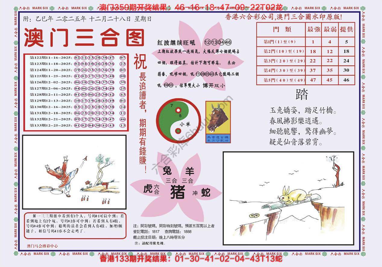 澳门三合图