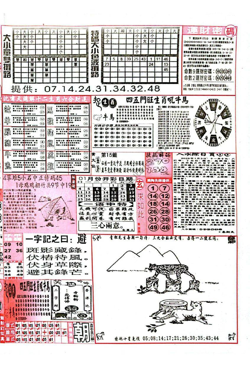 六合彩玄机