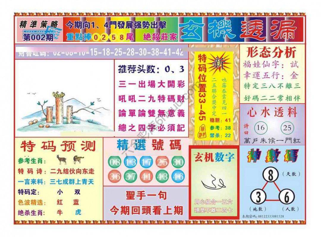 玄机透漏