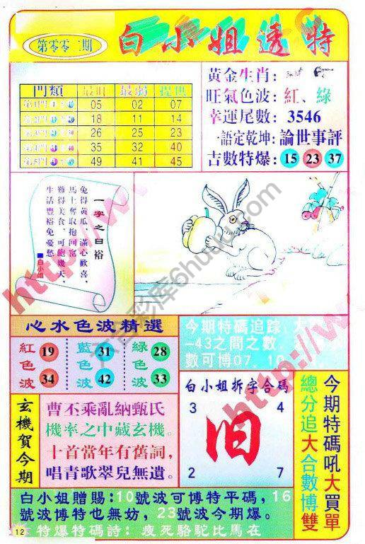 白小姐透特