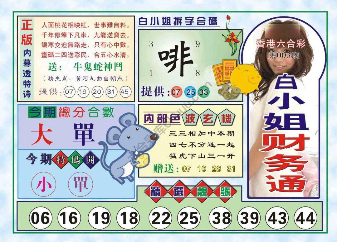 白小姐财务通