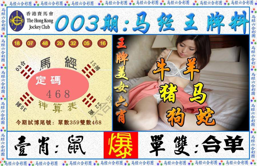 马经王牌料