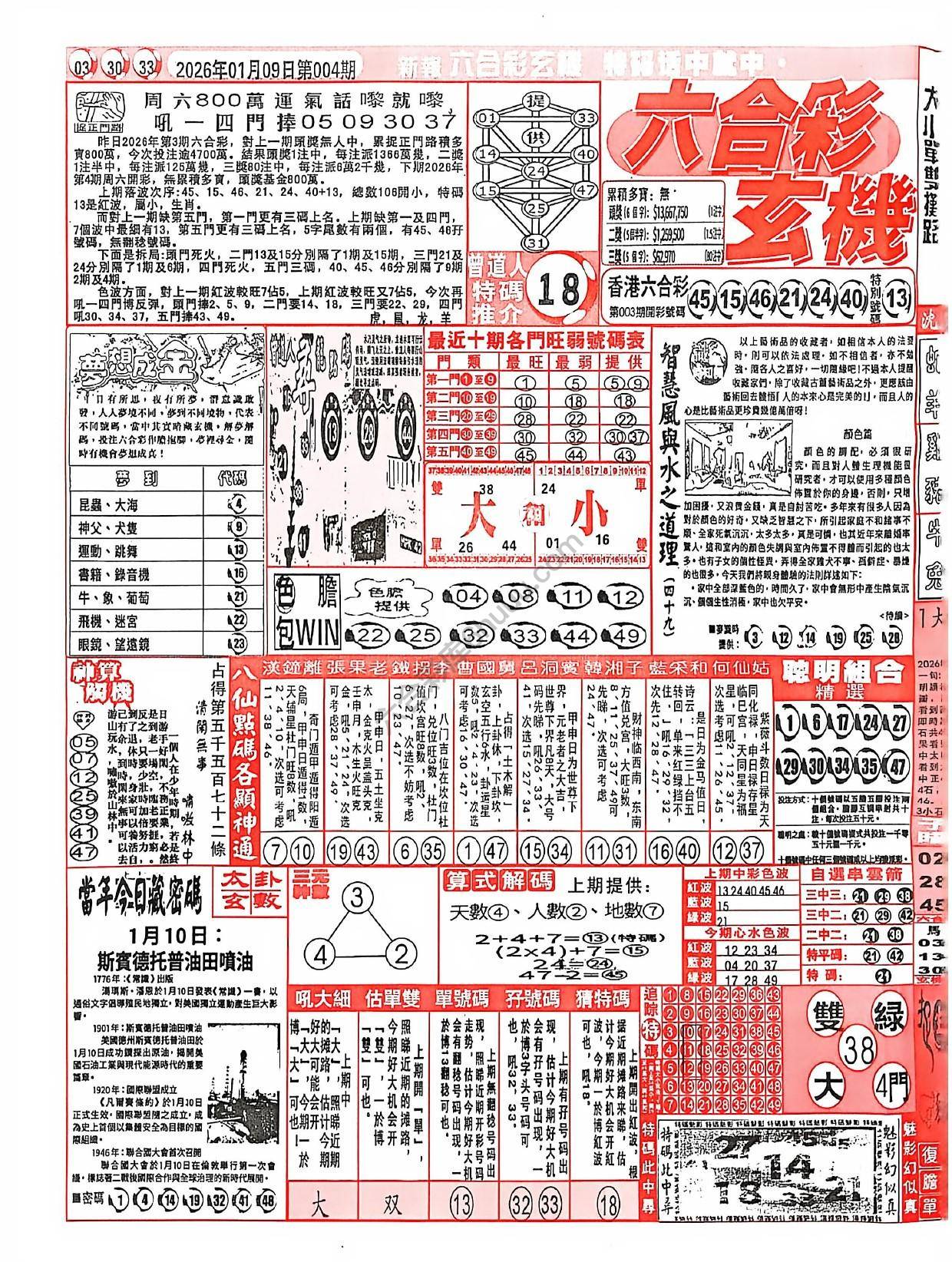 六合彩玄机