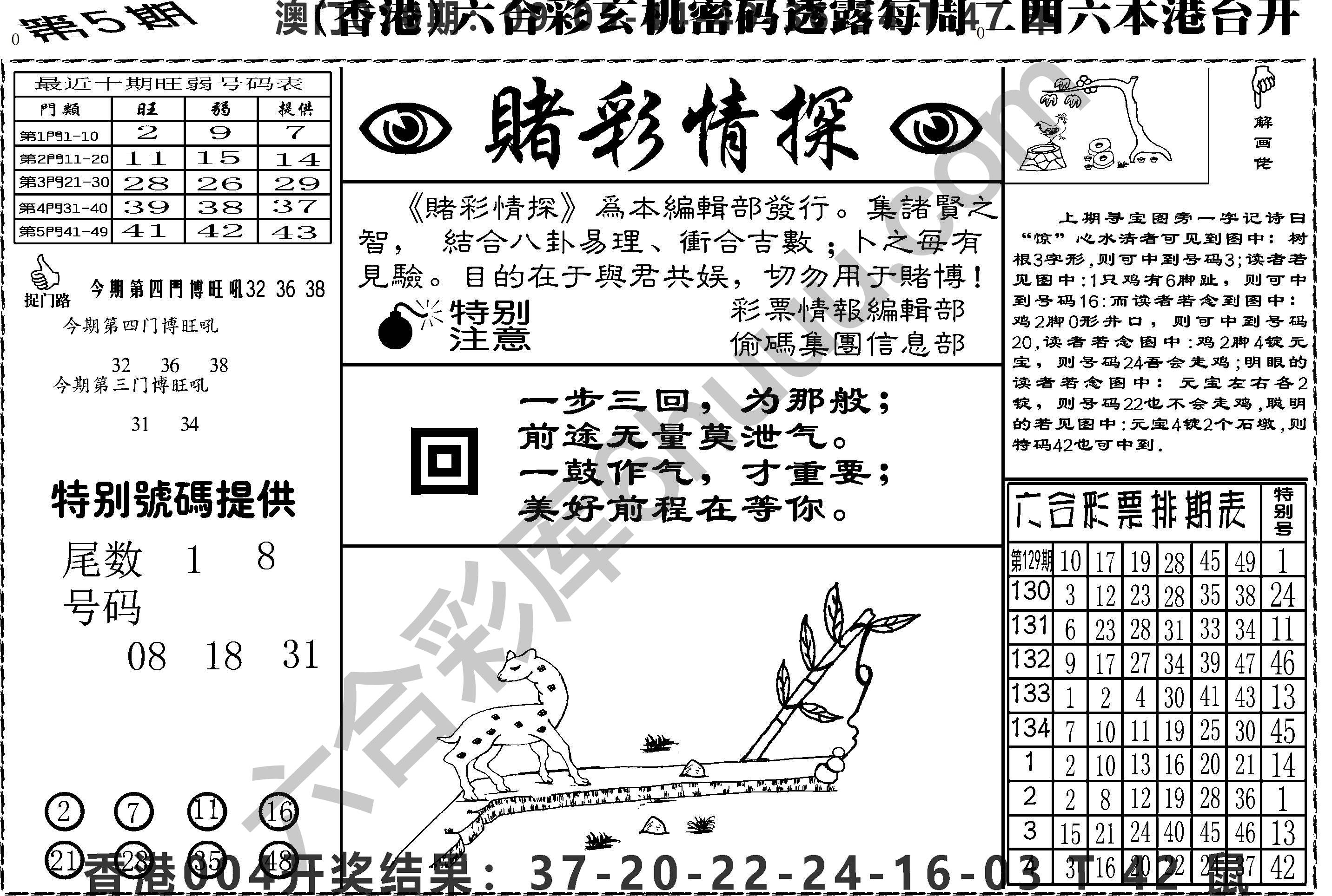 赌彩情探