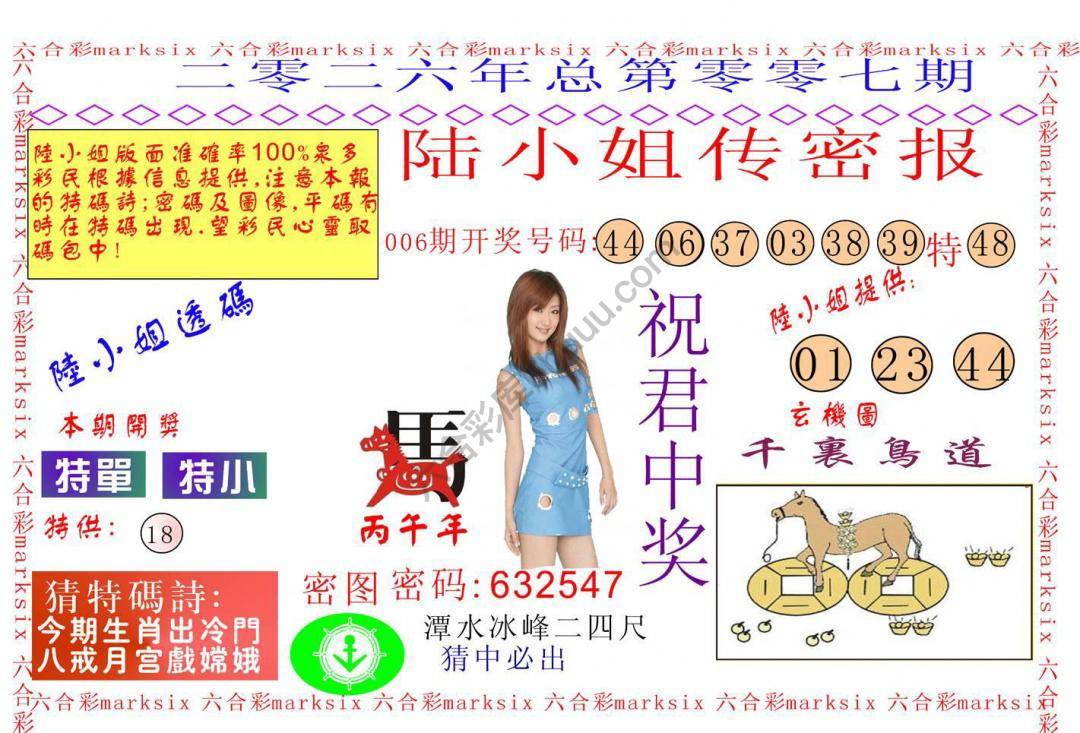 陆小姐传密