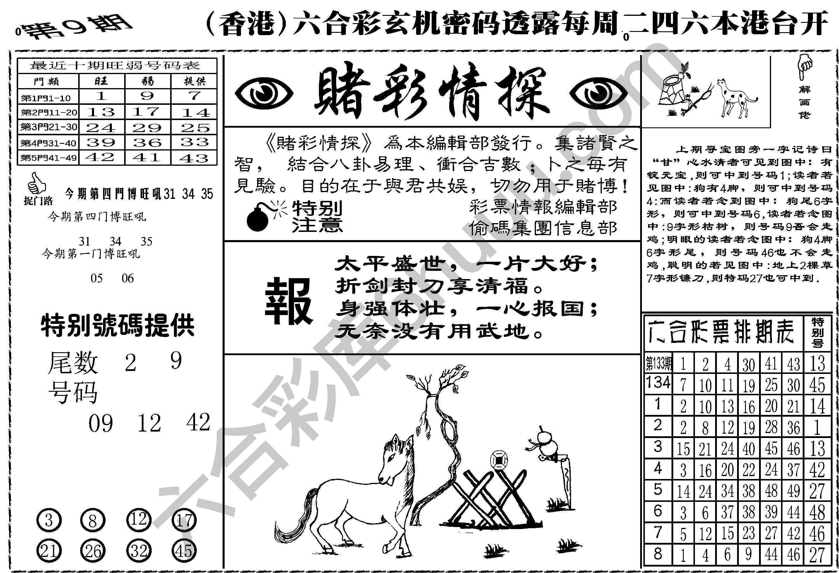 赌彩情探