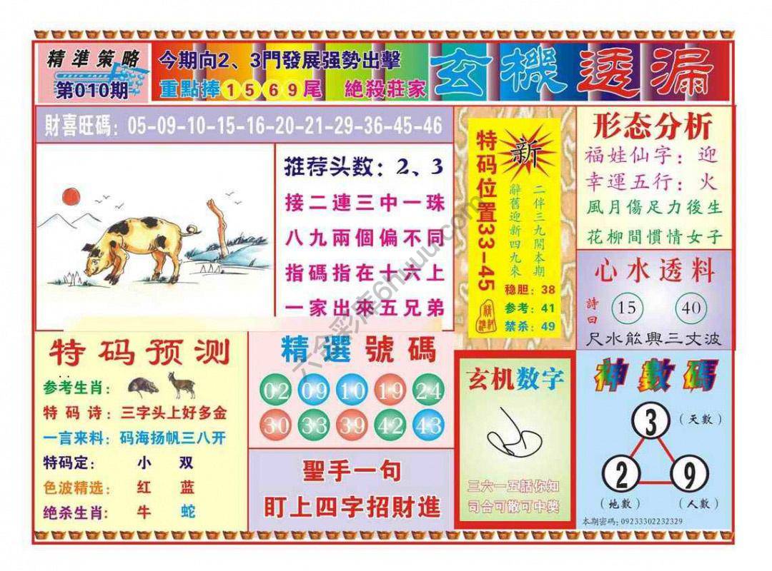 玄机透漏