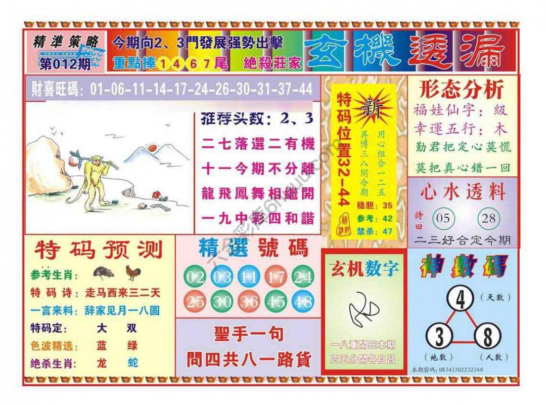 玄机透漏