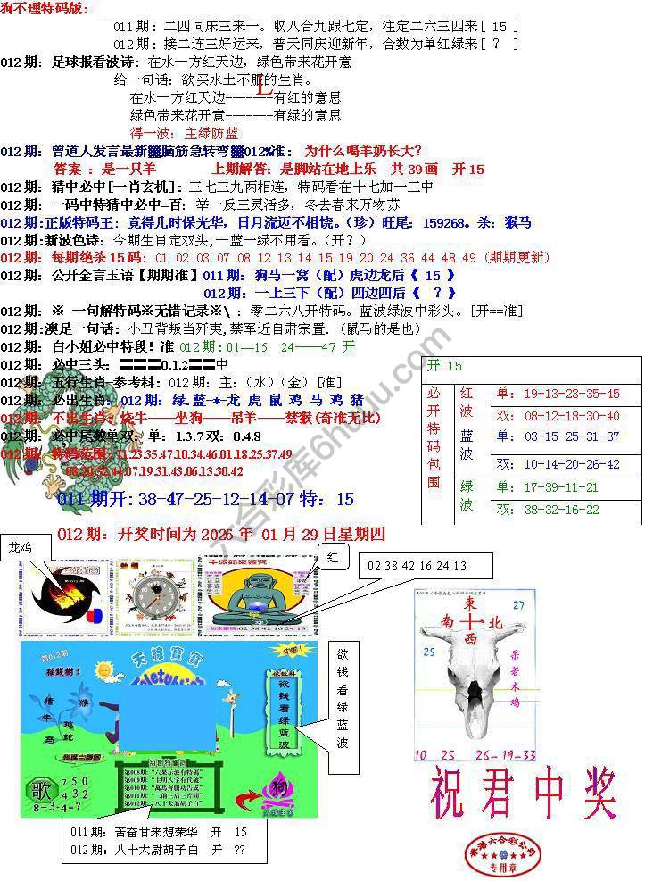 青龙五鬼报