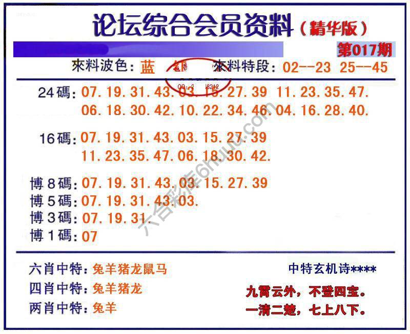 综合会员资料