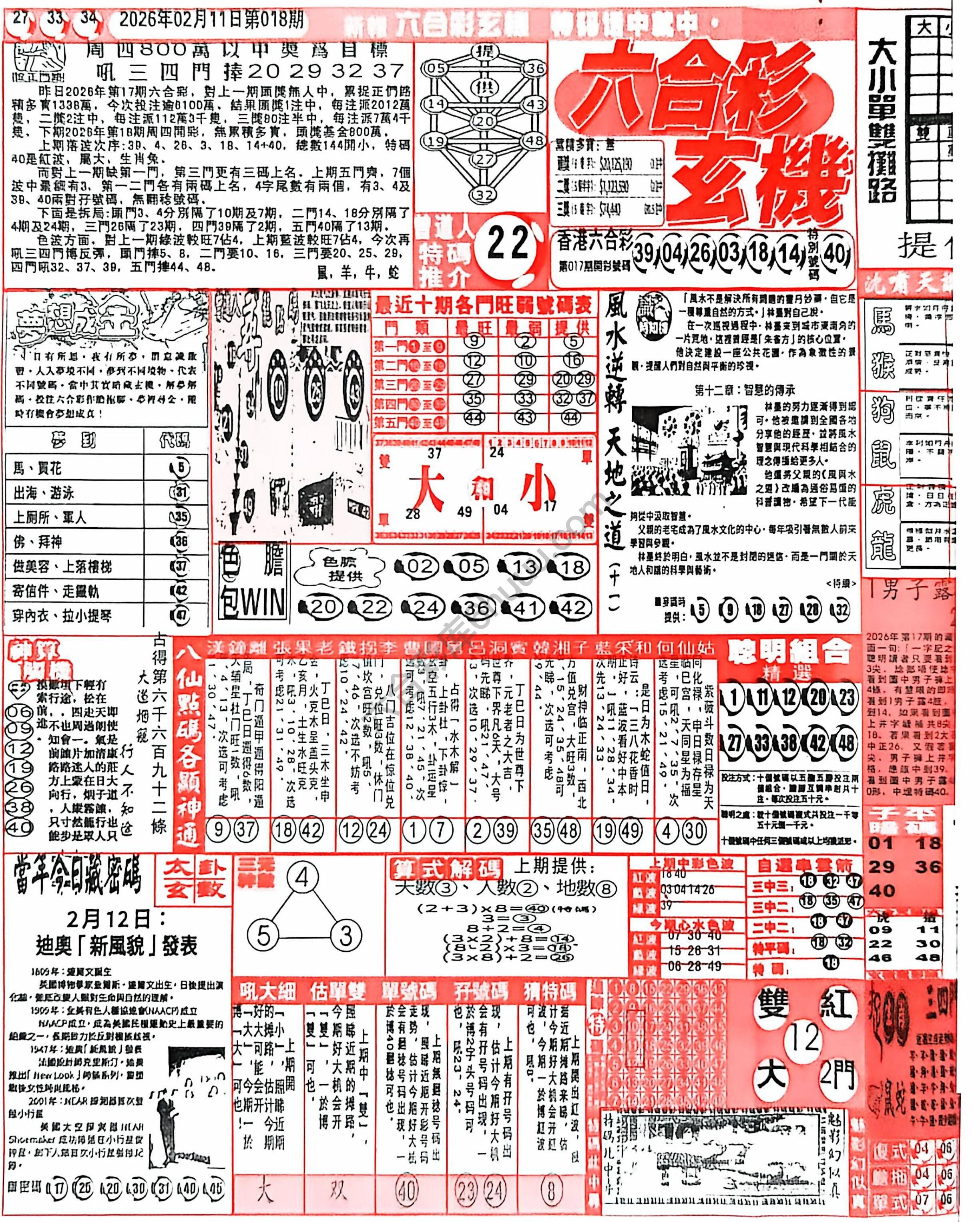 六合彩玄机