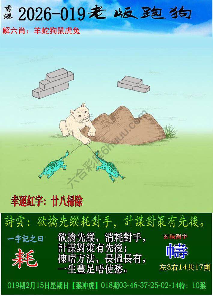 老版跑狗图