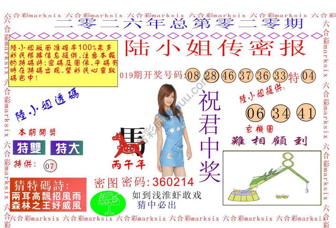 陆小姐传密