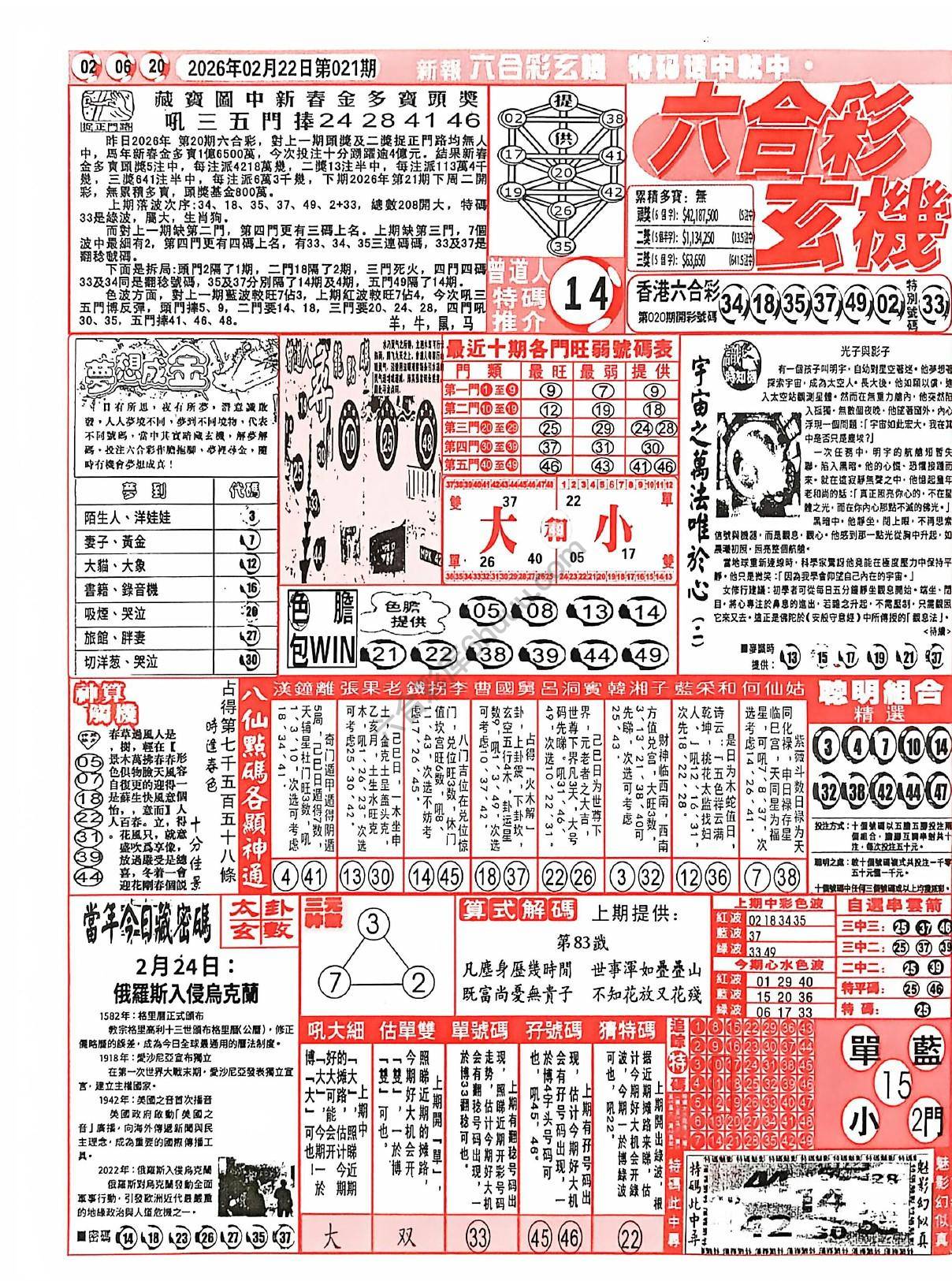 六合彩玄机