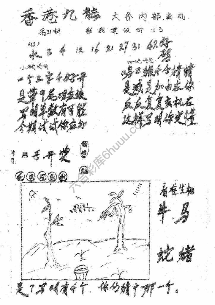 香港九龙传真(手写版)