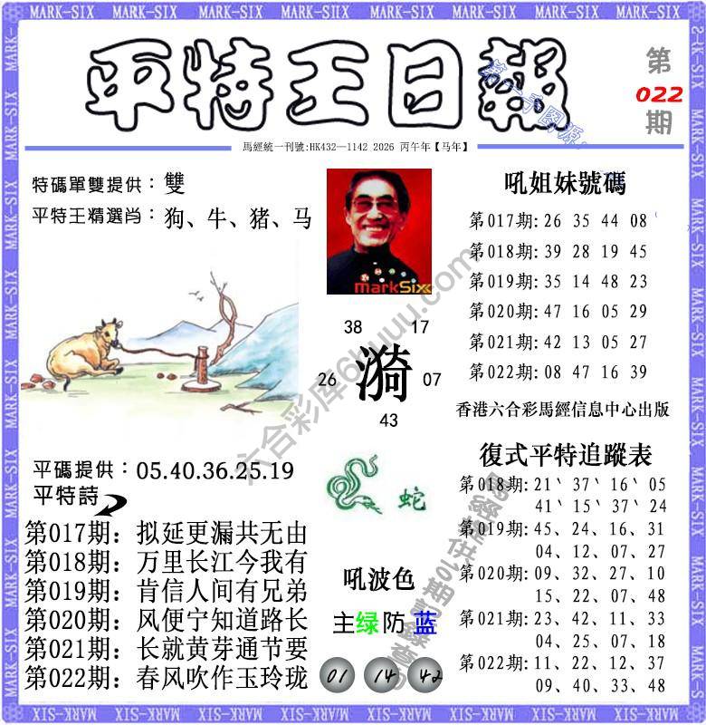 平特王日报