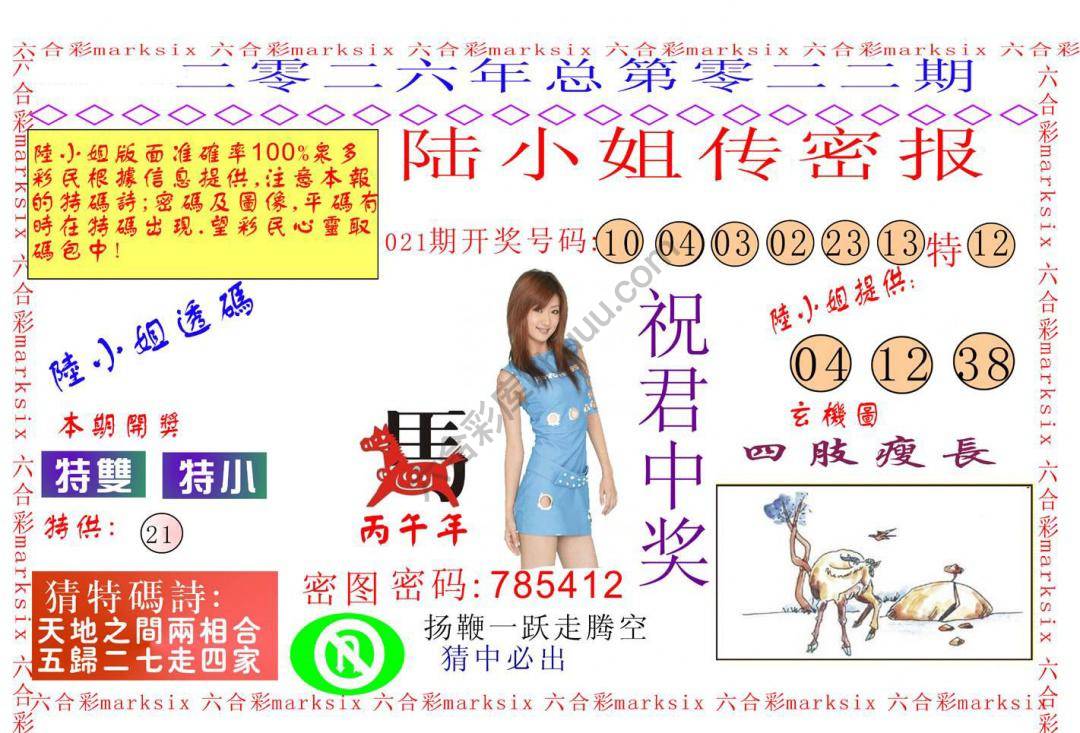 陆小姐传密