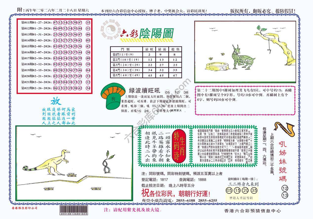 六彩阴阳图