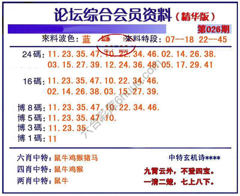 综合会员资料