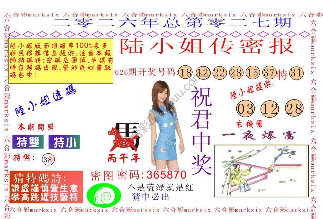 陆小姐传密
