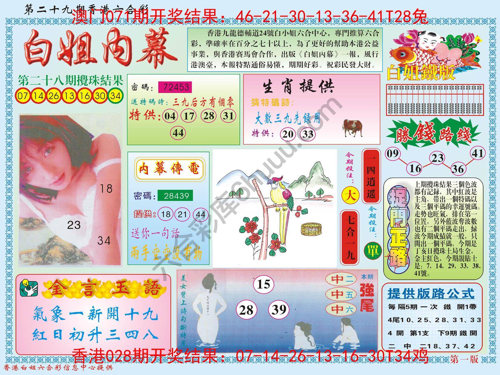白姐内幕